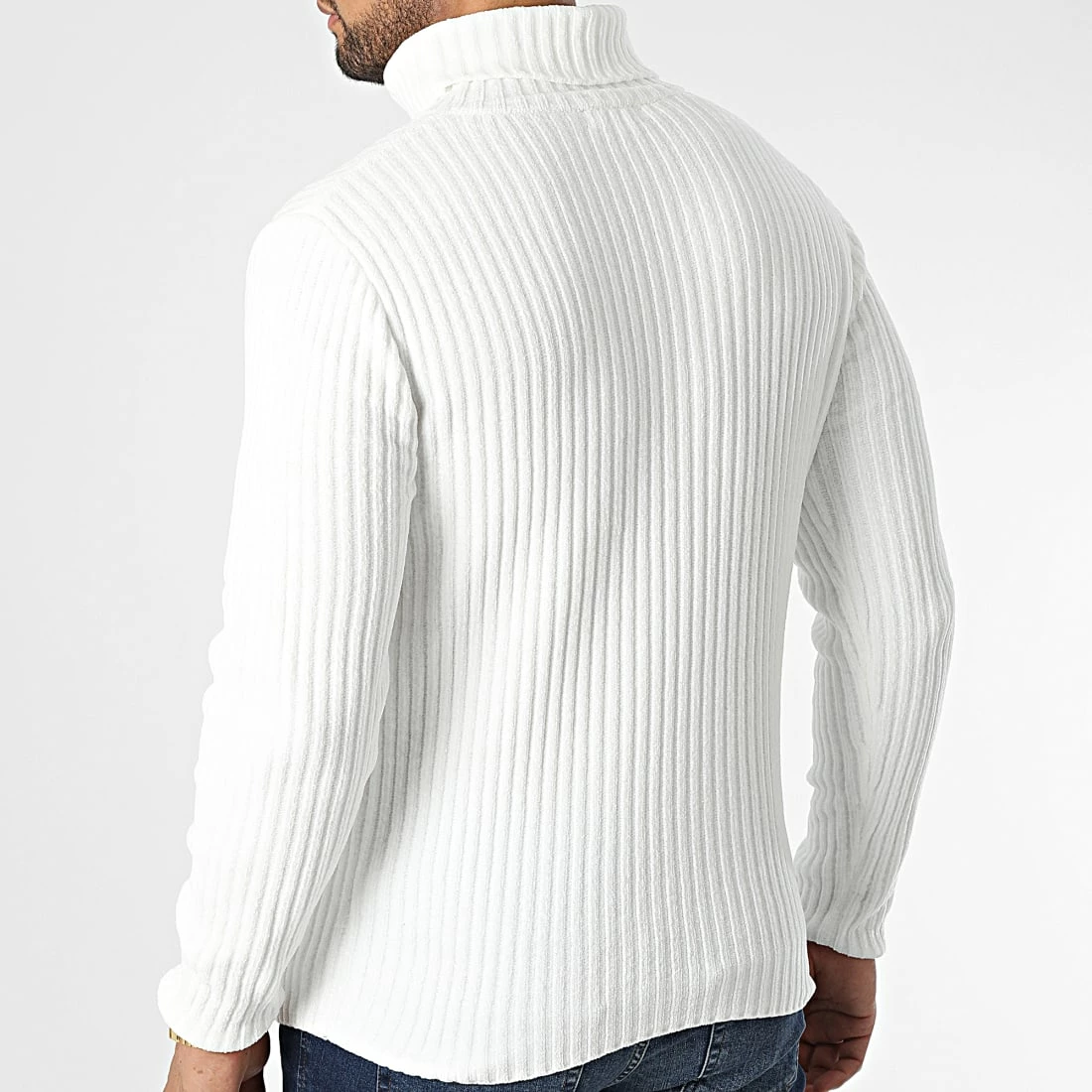 Grosses soldes 🌟 Pull Col Roulé ZW025 Blanc de John H 🛒 6 Grosses soldes 🌟 Pull Col Roulé ZW025 Blanc de John H 🛒 – Image 4