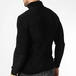 Offres 🛒 Pull Col Roulé ZW025 Noir de John H 👍 9 Offres 🛒 Pull Col Roulé ZW025 Noir de John H 👍 -John H Soldes john h 346085 ZW025 BLACK 20221031T123853 04