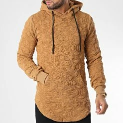 Grosses soldes 💯 Sweat Capuche Oversize DD104 Camel de John H ❤️ -John H Soldes john h 346086 DD104 CAMEL 20221031T135404 03