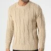 Meilleur prix 😉 Pull ZW017 Camel Clair de John H 🛒 -John H Soldes john h 346093 ZW017 CAMEL 20221031T135244 01