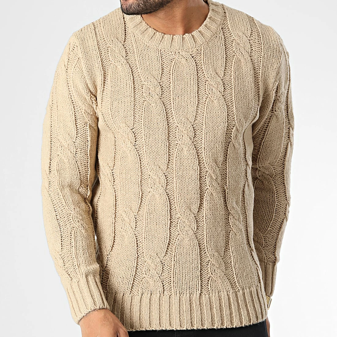 Meilleur prix 😉 Pull ZW017 Camel Clair de John H 🛒 5 Meilleur prix 😉 Pull ZW017 Camel Clair de John H 🛒 – Image 3