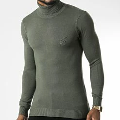 Top 10 🌟 Pull Col Roulé SW051 Vert Kaki de John H 😀
