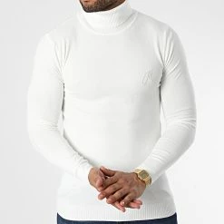 Promo 🌟 Pull Col Roulé SW051 Beige Clair de John H 🛒 8 Promo 🌟 Pull Col Roulé SW051 Beige Clair de John H 🛒 -John H Soldes john h 346099 ZW051 WHITE 20221031T124124 03