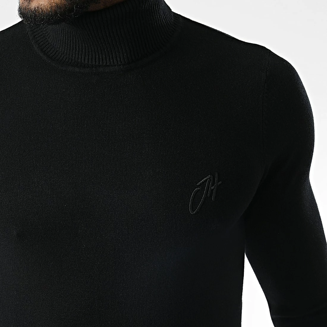 Top 10 ⌛ Pull Col Roulé SW051 Noir de John H ✔️ 4 Top 10 ⌛ Pull Col Roulé SW051 Noir de John H ✔️ – Image 2