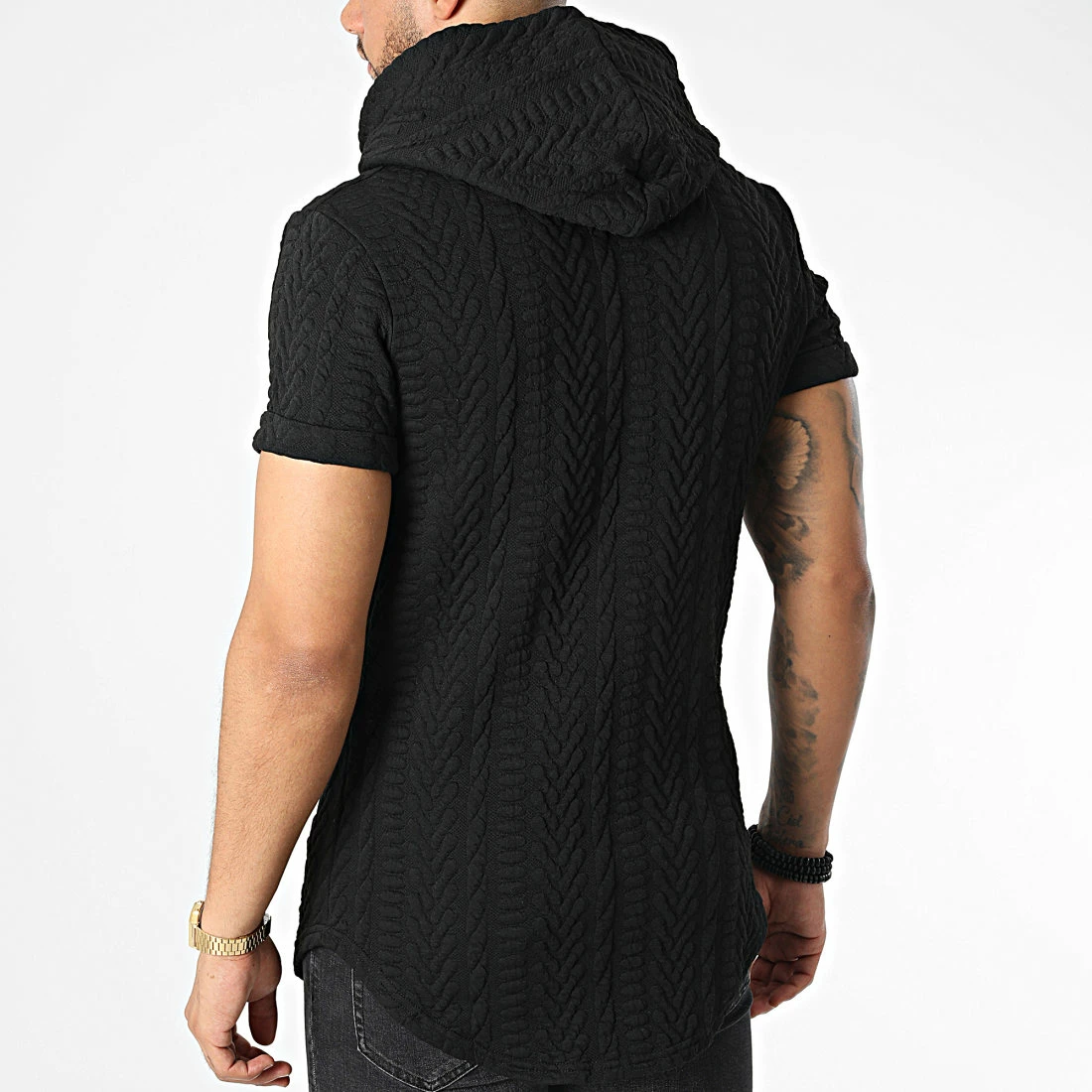 Coupon ⭐ Tee 👕 Shirt Capuche Oversize DD103 Noir de John H 🔥 6 Coupon ⭐ Tee 👕 Shirt Capuche Oversize DD103 Noir de John H 🔥 – Image 4