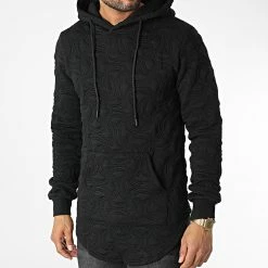 Vente flash 🔔 Sweat Capuche Oversize DD104 Noir de John H ✨ -John H Soldes john h 346108 DD104 BLACK 20221031T123826 03