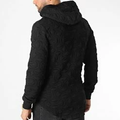 Vente flash 🔔 Sweat Capuche Oversize DD104 Noir de John H ✨ -John H Soldes john h 346108 DD104 BLACK 20221031T123827 04