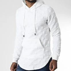 Meilleur prix 🥰 Sweat Capuche Oversize DD104 Beige Clair de John H 👍