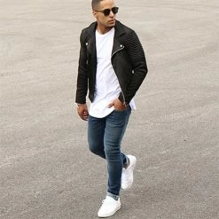 Le moins cher 🌟 Veste Biker Slim Fit Suédine G7652 Noir de John H ⌛ 11 Le moins cher 🌟 Veste Biker Slim Fit Suédine G7652 Noir de John H ⌛ -John H Soldes john h 97541 fab18 g7652 black 20180828T141656 07