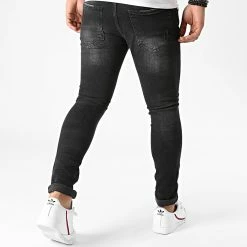 Nouveau 🎁 Jean Slim H09 Noir de John H 🎁 -John H Soldes none 239119 H09 BLACK 20201023T145443 03